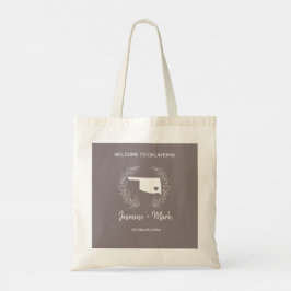 Welkomstgasten van het Oklahoma Destination Weddin Tote Bag