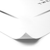 Welkomstgebaar prachtige Robuuste Lila Paarse Roze Poster (Hoek)