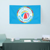 Welkomstgebanner Pool Party Summer Party Spandoek (Beurs)