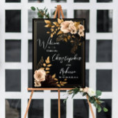 Welkomstgebarentaal Sjabloon, Floral, Poster