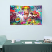 Welkomstgebruik Vinylbanner 3' x 5' Banner op thui (Beurs)