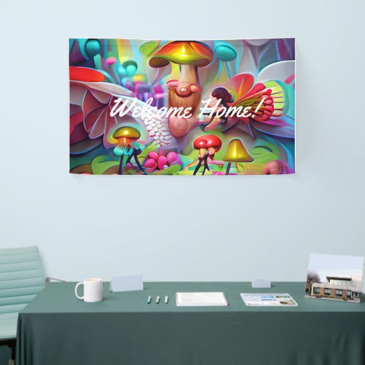 Welkomstgebruik Vinylbanner 3' x 5' Banner op thui (Beurs)