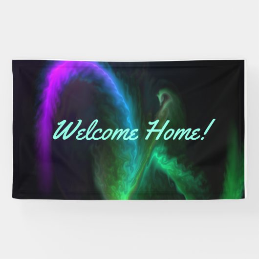 Welkomstgebruik Vinylbanner 3' x 5' Banner op thui (Horizontaal)