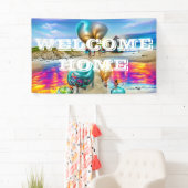 Welkomstgebruik Vinylbanner 3' x 5' Banner op thui (Insitu)