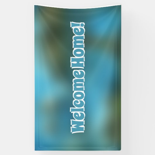 Welkomstgebruik Vinylbanner 3' x 5' Banner op thui (Verticaal)
