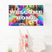 Welkomstgebruik Vinylbanner 3' x 5' Banner op thui (Insitu)