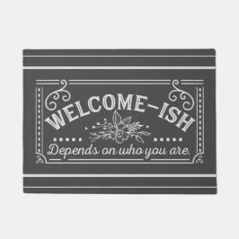 welkomsthartig sarcastisch kaarddeklaag deurmat
