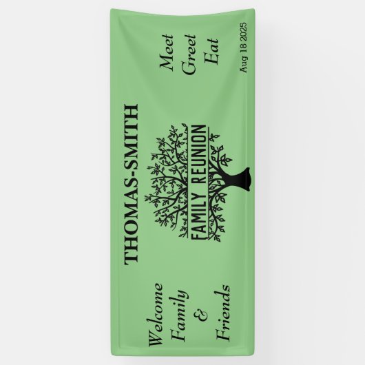 Welkomstherenherenherünie voor familiestructuur Kl Spandoek (Verticaal)