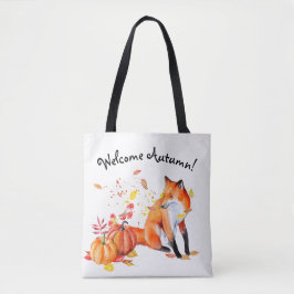 Welkomstherfst Fox Canvas tas
