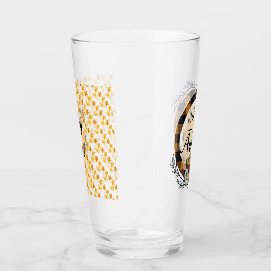 Welkomstherfst Vintage Pumpkin Glas (Rechts)