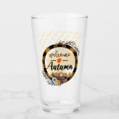 Welkomstherfst Vintage Pumpkin Glas (Voorkant)
