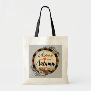 Welkomstherfst Vintage Pumpkin Tote Bag