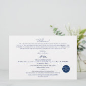 Welkomstkaart Kaart bruiloft - voor Alex (Staand voorkant)