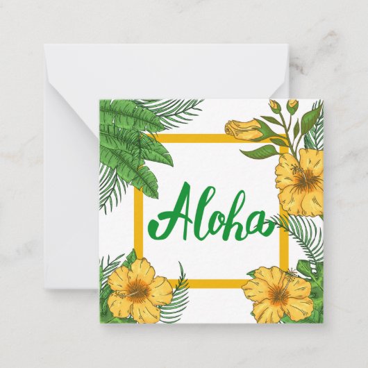 Welkomstkaart Notitiekaartje (Voorkant)