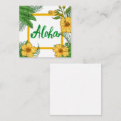 Welkomstkaart Notitiekaartje (Voorkant / Achterkant)