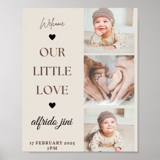 welkomstkaart poster