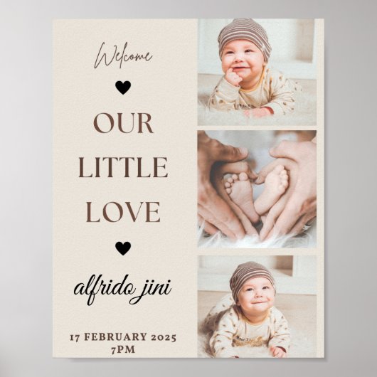 welkomstkaart poster (Voorkant)