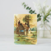 Welkomstkatoen Briefkaart (Staand voorkant)