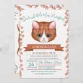 Welkomstkind Illustratie geboorte uitnodiging (Voorkant / Achterkant)