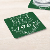 welkomstklasse van kartonnen onderzetters (Schuin)