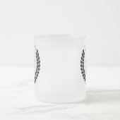 welkomstklasse van matglas koffiemok (Center)