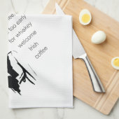 welkomstkoffie theedoek (Quarter Fold)