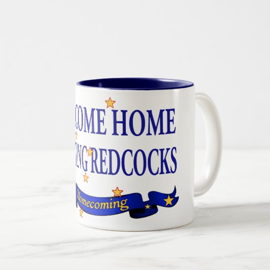 Welkomstkreeften voor thuisgevechten tweekleurige koffiemok (Voorkant rechts)