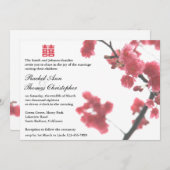 Welkomstlente Sachura Double Happiness Wedding© Kaart (Voorkant / Achterkant)