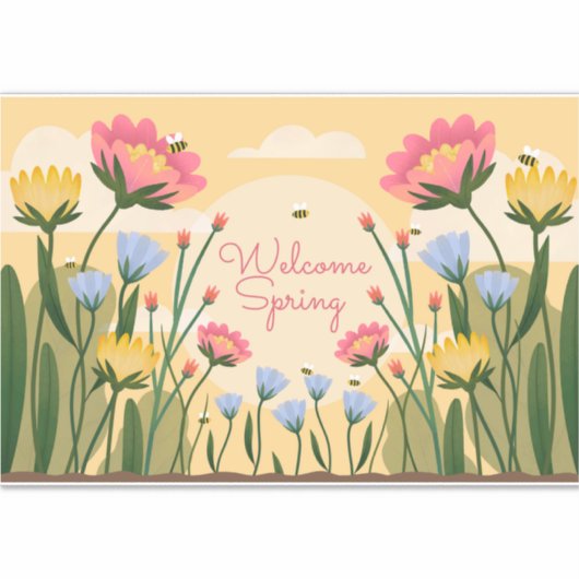 welkomstlentteken sticker (Voorkant)