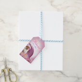Welkomstmeisjes Baby shower Cadeaulabel (Met Touw)
