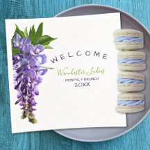 Welkomstmooie Wisteria Brunch - Aangepaste gegeven