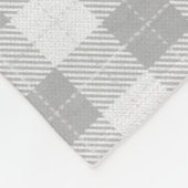 Welkomstnaam Boerderij Tractor White Play Fleece Deken (Hoek)