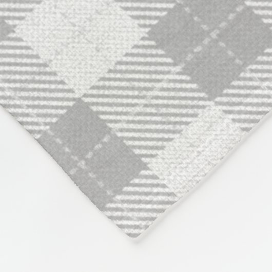 Welkomstnaam Boerderij Tractor White Play Fleece Deken (Hoek)