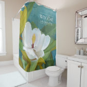Welkomstnaam Magnolia Painant Elegant Bath Douchegordijn (In situ)