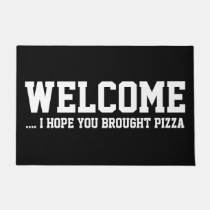 welkomstpizza deurmat