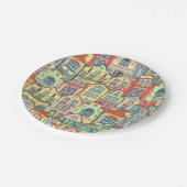 Welkomstplaats startpunt papieren bordje (Gekanteld)