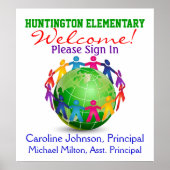 WelkomstPoster school Poster (Voorkant)