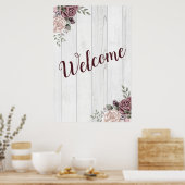 WelkomstPoster voor bruiloft Poster (Keuken)