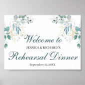 Welkomstposter voor herhalingsdiner poster (Voorkant)