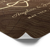 WelkomstPoster voor houtwuwen Poster (Hoek)