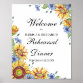 Welkomstposter voor proefdiners poster (Voorkant)