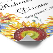 Welkomstposter voor proefmaal poster (Hoek)