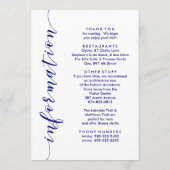 Welkomstreisroute voor marineverbinding en Kaart v (Achterkant)