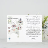 Welkomstroute Nederlandse bruiloft Weekend (Staand voorkant)