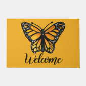 Welkomstschildering van de Waterverf van Monarch B Deurmat (Voorkant)