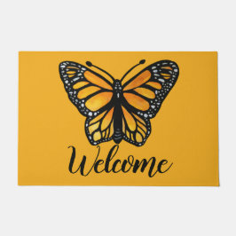 Welkomstschildering van de Waterverf van Monarch B Deurmat