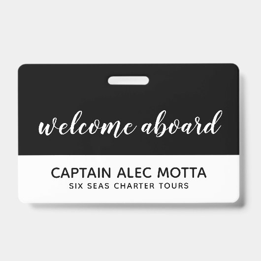 welkomstscript badge (Voorzijde)