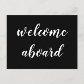 welkomstscript briefkaart (Voorkant)