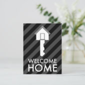 welkomstsleutel briefkaart (Staand voorkant)