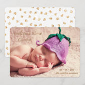 Welkomststartaankondigingskaart (Voorkant / Achterkant)